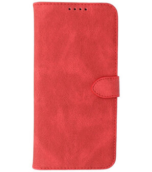 Samsung Galaxy S22 Plus Hoesje Portemonnee Book Case - Rood