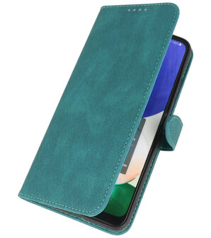 Samsung Galaxy S22 Plus Hoesje Portemonnee Book Case - Donker Groen