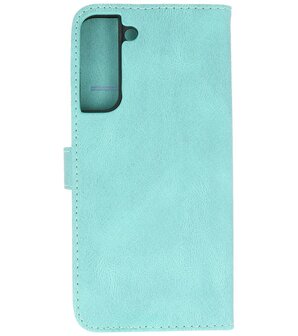 Samsung Galaxy S22 Plus Hoesje Portemonnee Book Case - Turquoise