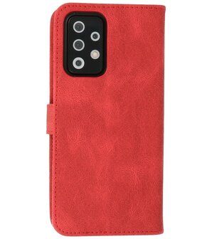 Samsung Galaxy A33 5G Hoesje Portemonnee Book Case - Rood