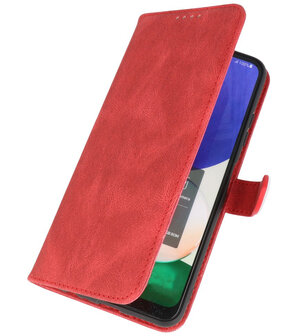 Samsung Galaxy A13 4G Hoesje Portemonnee Book Case - Rood