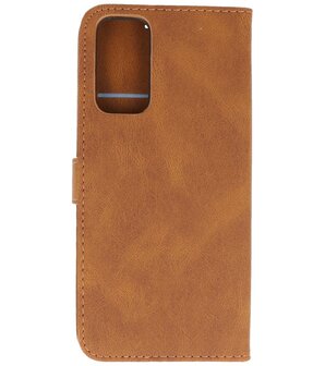 Samsung Galaxy S20 FE 2022 Hoesje Portemonnee Book Case - Bruin