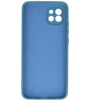 2.0mm Dikke Fashion Telefoonhoesje - Siliconen Hoesje voor Samsung Galaxy A03 - Navy