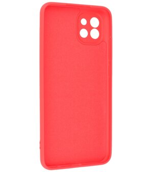 2.0mm Dikke Fashion Telefoonhoesje - Siliconen Hoesje voor Samsung Galaxy A03 - Rood