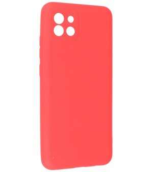 2.0mm Dikke Fashion Telefoonhoesje - Siliconen Hoesje voor Samsung Galaxy A03 - Rood