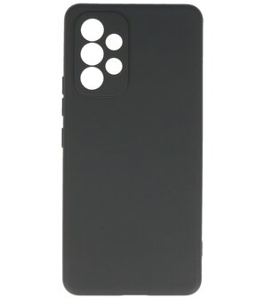 2.0mm Dikke Fashion Telefoonhoesje - Siliconen Hoesje voor Samsung Galaxy A13 4G - Zwart