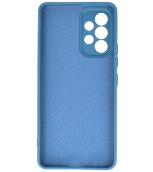 2.0mm Dikke Fashion Telefoonhoesje - Siliconen Hoesje voor Samsung Galaxy A13 4G - Navy
