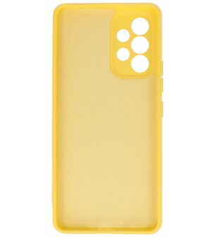 2.0mm Dikke Fashion Telefoonhoesje - Siliconen Hoesje voor Samsung Galaxy A13 4G - Geel