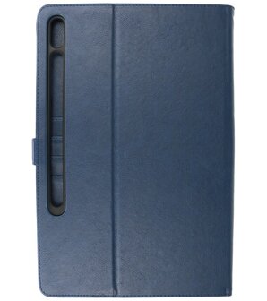 Tablet Hoesje voor Samsung Galaxy Tab S8 -  Tab S7 - Navy