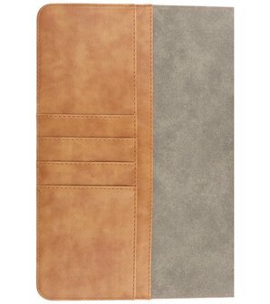 Tablet Hoesje voor Samsung Galaxy Tab S8 -  Tab S7 - Bruin