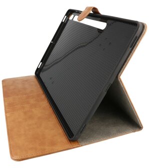 Tablet Hoesje voor Samsung Galaxy Tab S8 -  Tab S7 - Bruin