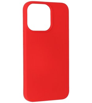 iPhone 14 Pro Max Hoesje - 2.0mm Dikke Fashion Telefoonhoesje Backcover - Rood
