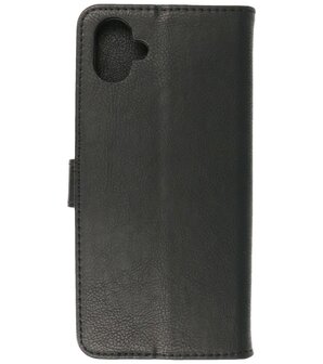 Samsung Galaxy A04 Hoesje Book Case Portemonnee Telefoonhoesje - Zwart