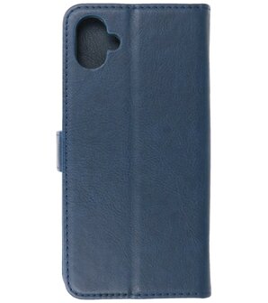 Samsung Galaxy A04 Hoesje Book Case Portemonnee Telefoonhoesje - Navy