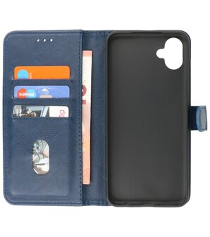 Samsung Galaxy A04 Hoesje Book Case Portemonnee Telefoonhoesje - Navy