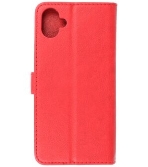 Samsung Galaxy A04 Hoesje Book Case Portemonnee Telefoonhoesje - Rood