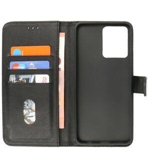 Oppo Reno 7 4G Hoesje Book Case Portemonnee Telefoonhoesje - Zwart