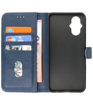 Oppo Reno 8 Lite Hoesje Book Case Portemonnee Telefoonhoesje - Navy