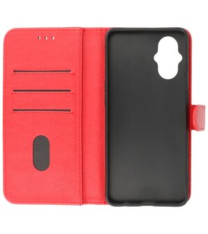 Oppo Reno 8 Lite Hoesje Book Case Portemonnee Telefoonhoesje - Rood