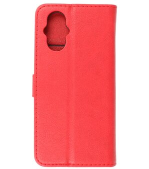 Oppo Reno 8 Lite Hoesje Book Case Portemonnee Telefoonhoesje - Rood