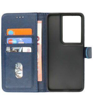 Oppo Reno 8 Pro Hoesje Book Case Portemonnee Telefoonhoesje - Navy