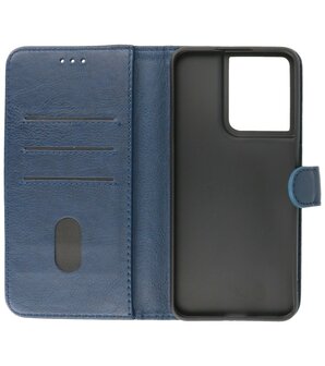 Oppo Reno 8 Hoesje Book Case Portemonnee Telefoonhoesje - Navy