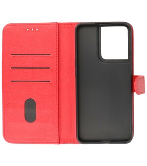 Oppo Reno 8 Hoesje Book Case Portemonnee Telefoonhoesje - Rood