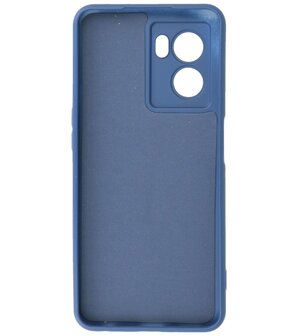 2.0mm Dikke Fashion Telefoonhoesje - Siliconen Hoesje voor Oppo A77 5G - Navy