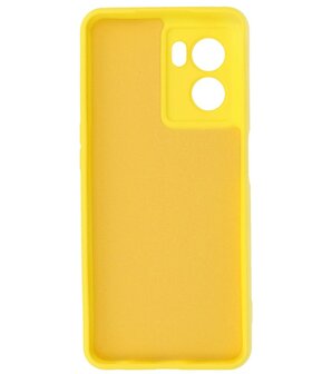 2.0mm Dikke Fashion Telefoonhoesje - Siliconen Hoesje voor Oppo A77 5G - Geel