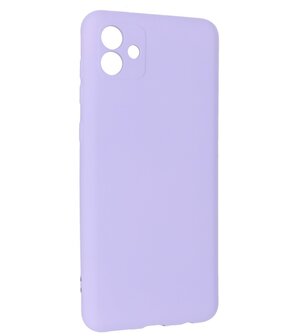 2.0mm Dikke Fashion Telefoonhoesje - Siliconen Hoesje voor Samsung Galaxy A04 - Paars