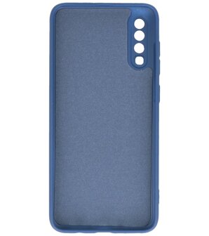 2.0mm Dikke Fashion Telefoonhoesje - Siliconen Hoesje voor Samsung Galaxy A70 - Navy
