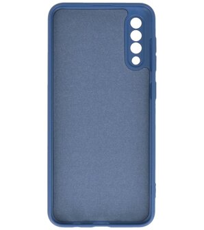 2.0mm Dikke Fashion Telefoonhoesje - Siliconen Hoesje voor Samsung Galaxy A50 - Navy