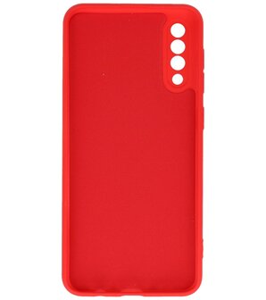 2.0mm Dikke Fashion Telefoonhoesje - Siliconen Hoesje voor Samsung Galaxy A50 - Rood