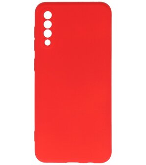 2.0mm Dikke Fashion Telefoonhoesje - Siliconen Hoesje voor Samsung Galaxy A50 - Rood
