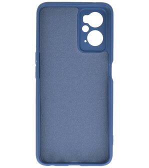 2.0mm Dikke Fashion Telefoonhoesje - Siliconen Hoesje voor Oppo A96 - Navy
