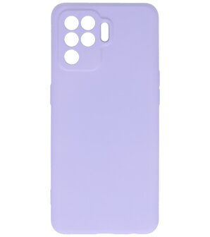 2.0mm Dikke Fashion Telefoonhoesje - Siliconen Hoesje voor Oppo A94 4G - Paars
