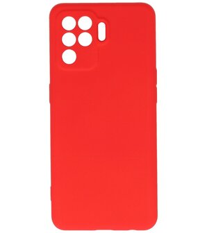 2.0mm Dikke Fashion Telefoonhoesje - Siliconen Hoesje voor Oppo A94 4G - Rood