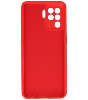 2.0mm Dikke Fashion Telefoonhoesje - Siliconen Hoesje voor Oppo A94 4G - Rood