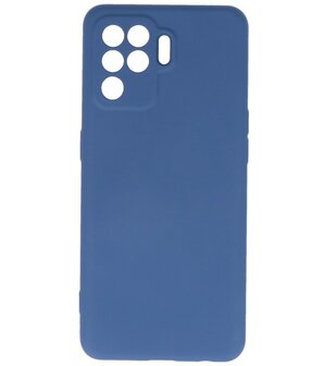 2.0mm Dikke Fashion Telefoonhoesje - Siliconen Hoesje voor Oppo A94 4G - Navy