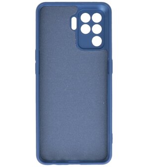 2.0mm Dikke Fashion Telefoonhoesje - Siliconen Hoesje voor Oppo A94 4G - Navy