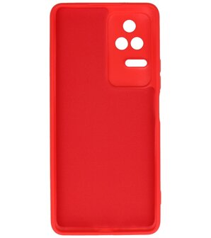 2.0mm Dikke Fashion Telefoonhoesje - Siliconen Hoesje voor Xiaomi Poco F4 - Rood