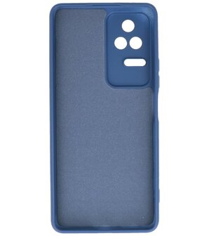 2.0mm Dikke Fashion Telefoonhoesje - Siliconen Hoesje voor Xiaomi Poco F4 - Navy