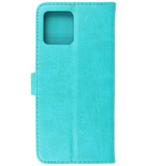 Motorola Moto G72 Hoesje Book Case Portemonnee Telefoonhoesje - Groen