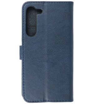 Samsung Galaxy S23 Plus Hoesje Book Case Portemonnee Telefoonhoesje - Navy