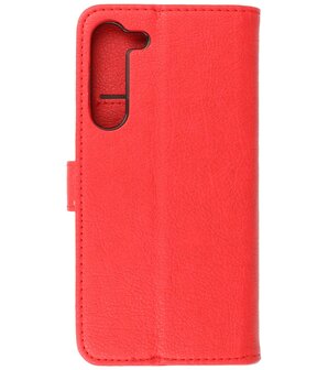 Samsung Galaxy S23 Plus Hoesje Book Case Portemonnee Telefoonhoesje - Rood