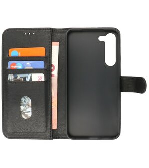 Samsung Galaxy S23 Hoesje Book Case Portemonnee Telefoonhoesje - Zwart