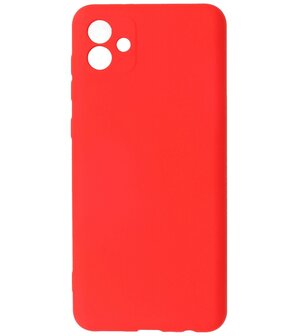 2.0mm Dikke Fashion Telefoonhoesje Siliconen Hoesje voor de Samsung Galaxy A04e - Rood