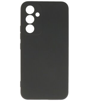 2.0mm Dikke Fashion Telefoonhoesje Siliconen Hoesje voor de Samsung Galaxy A34 5G - Zwart