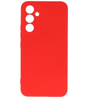 2.0mm Dikke Fashion Telefoonhoesje Siliconen Hoesje voor de Samsung Galaxy A34 5G - Rood