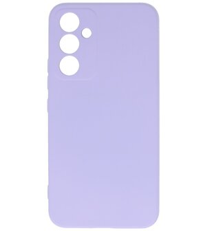 2.0mm Dikke Fashion Telefoonhoesje Siliconen Hoesje voor de Samsung Galaxy A34 5G - Paars